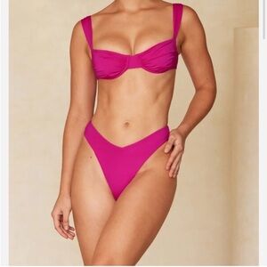 Monday swimwear bikini set - dragon fruit